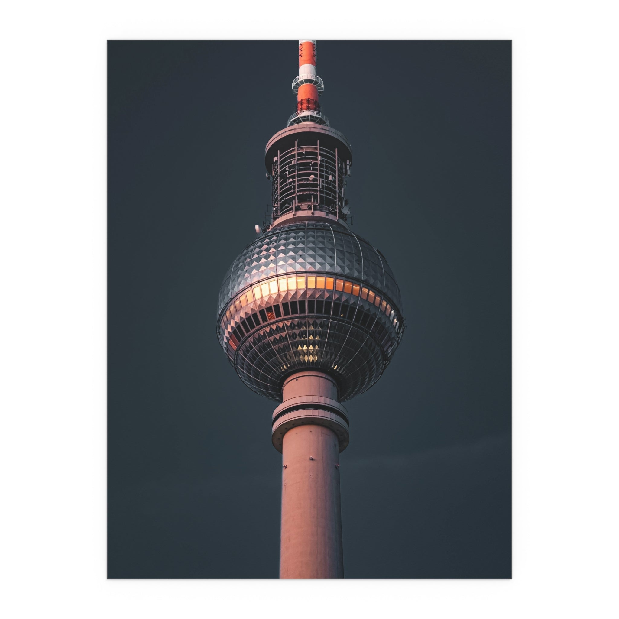 Berlin TV Tower poster Silk Poster