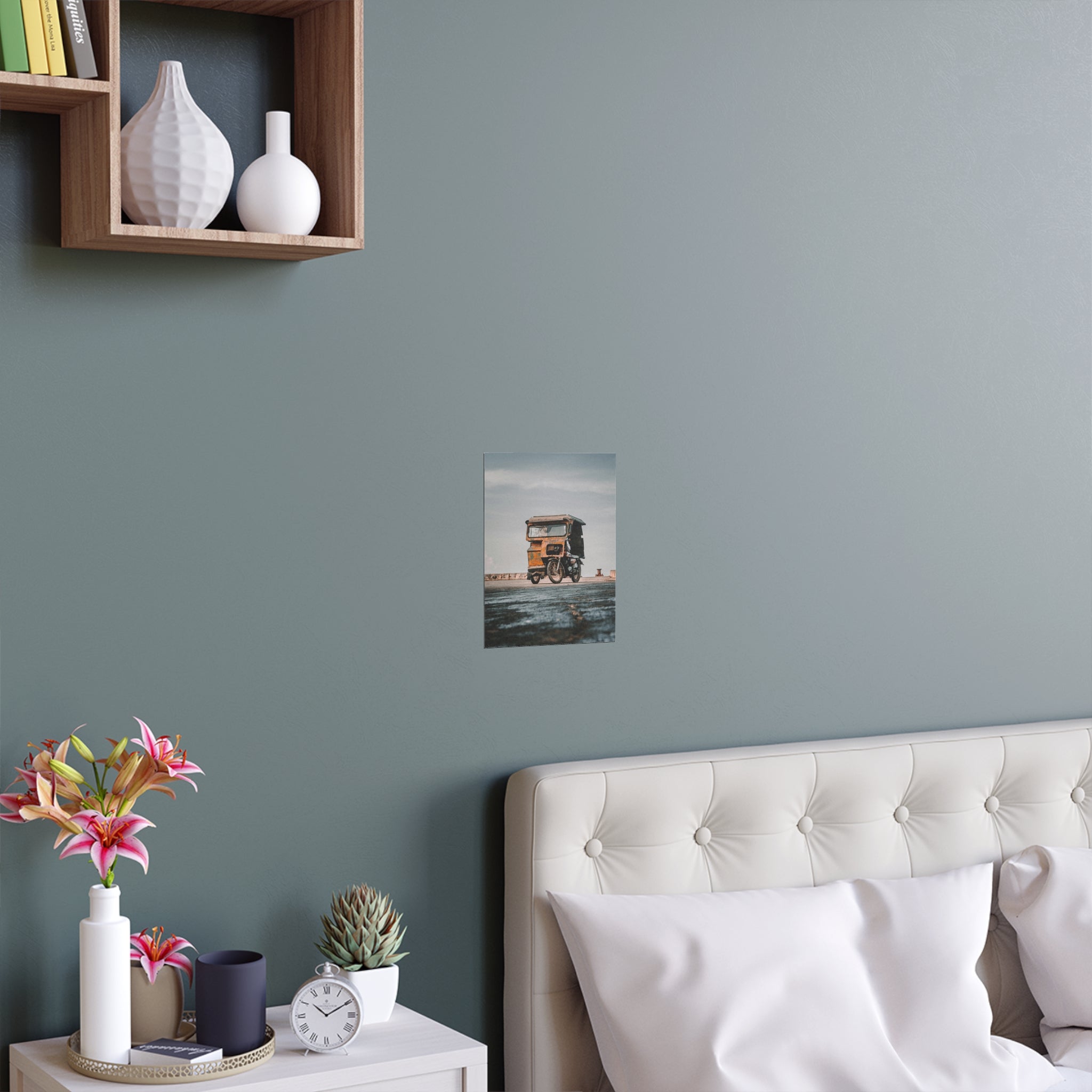 Rustic Tuk Tuk Photo Poster | Silk Poster