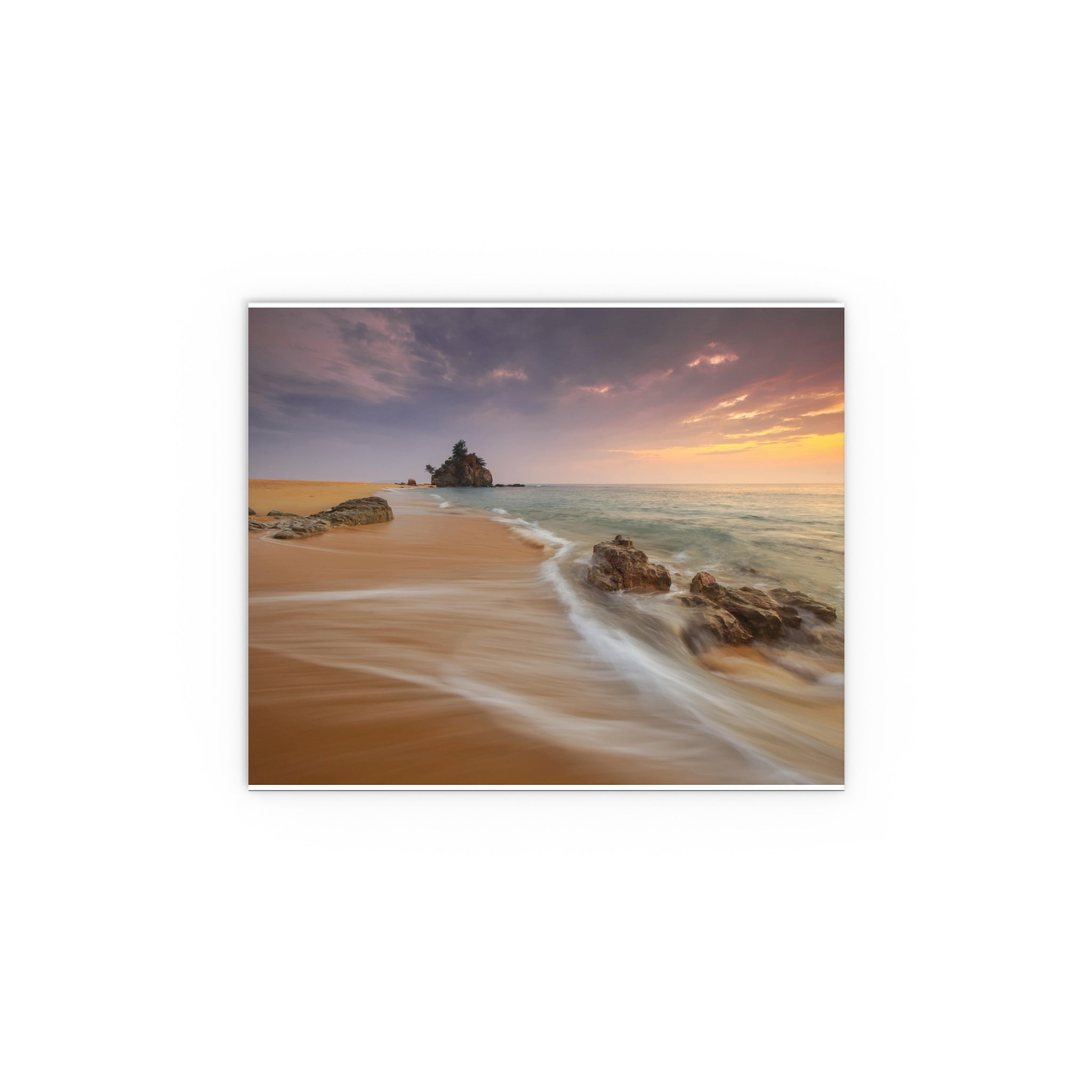Sunset Beach Landscape Poster | Silk Print