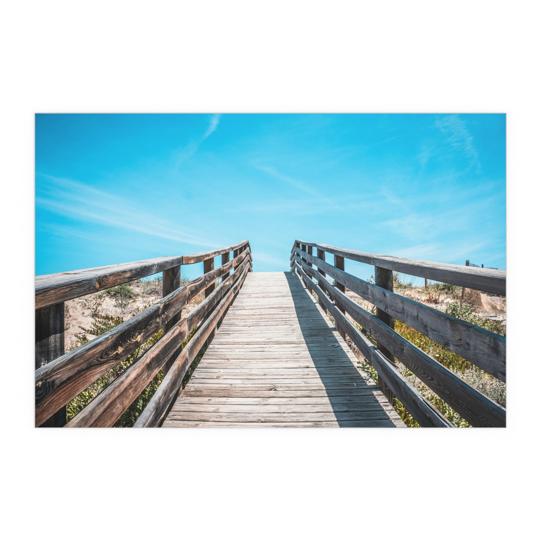 Boardwalk Beach Path Poster | Silk Wall Art