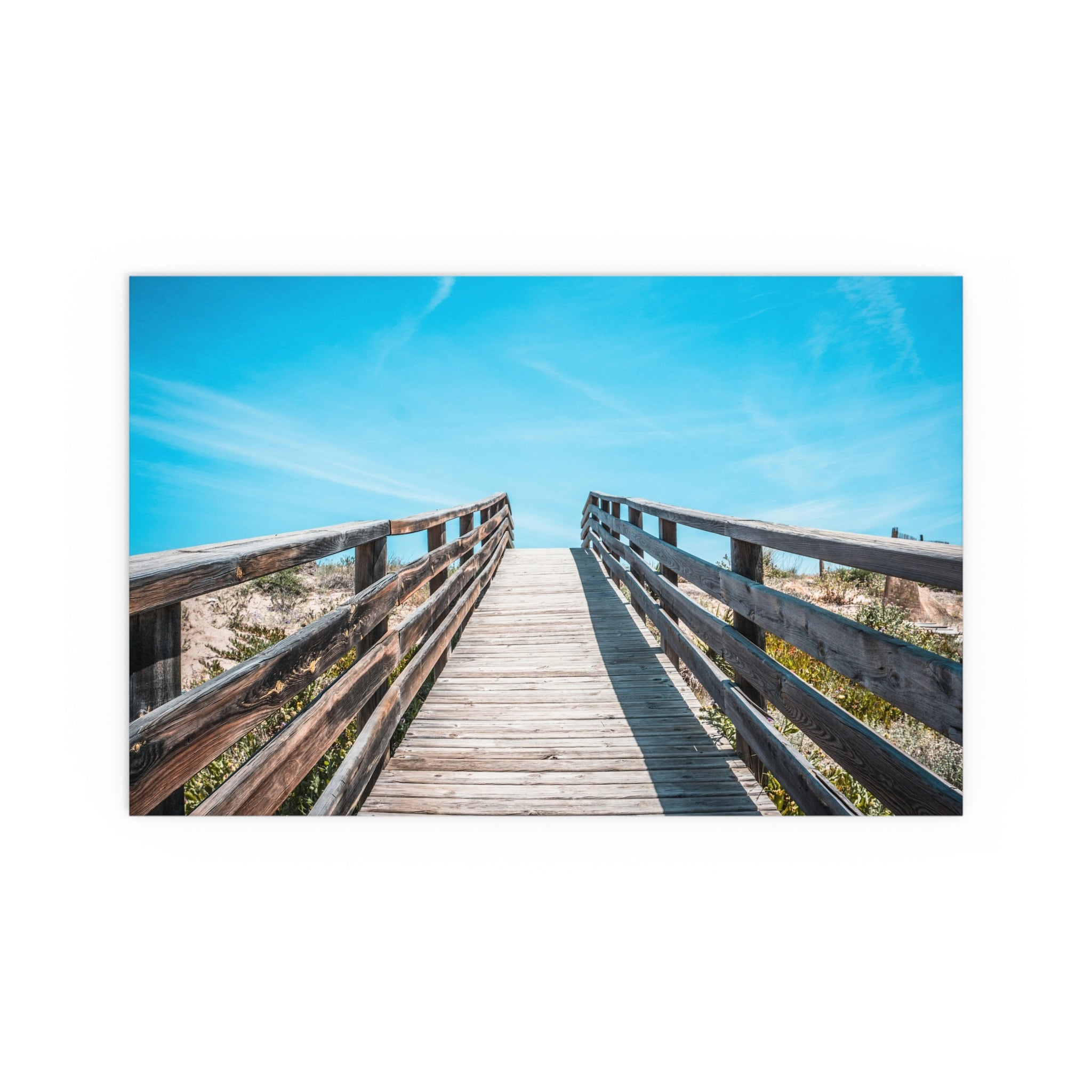 Boardwalk Beach Path Poster | Silk Wall Art