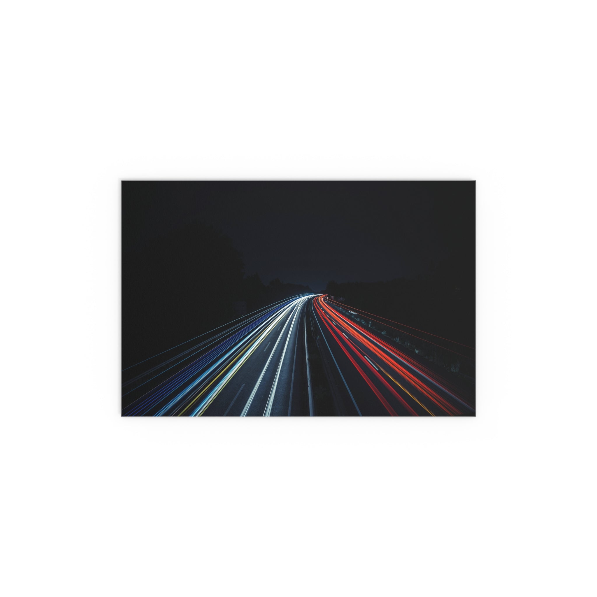 Light Trail Highway Poster | Silk Print