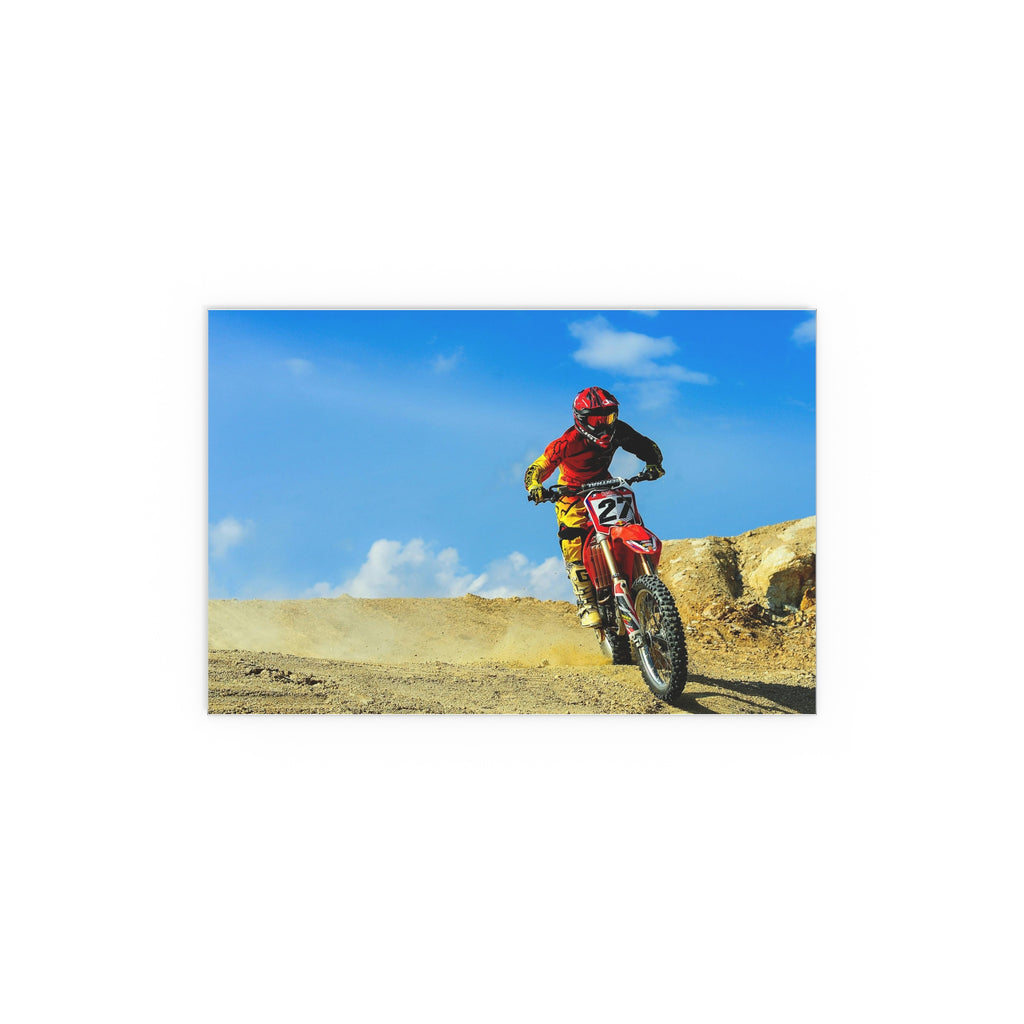 Dirt Bike Motocross Rider Silk Poster
