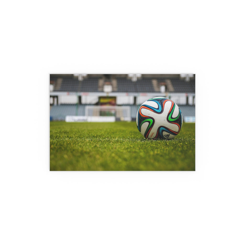 Soccer Ball on Grass Poster | Silk Print