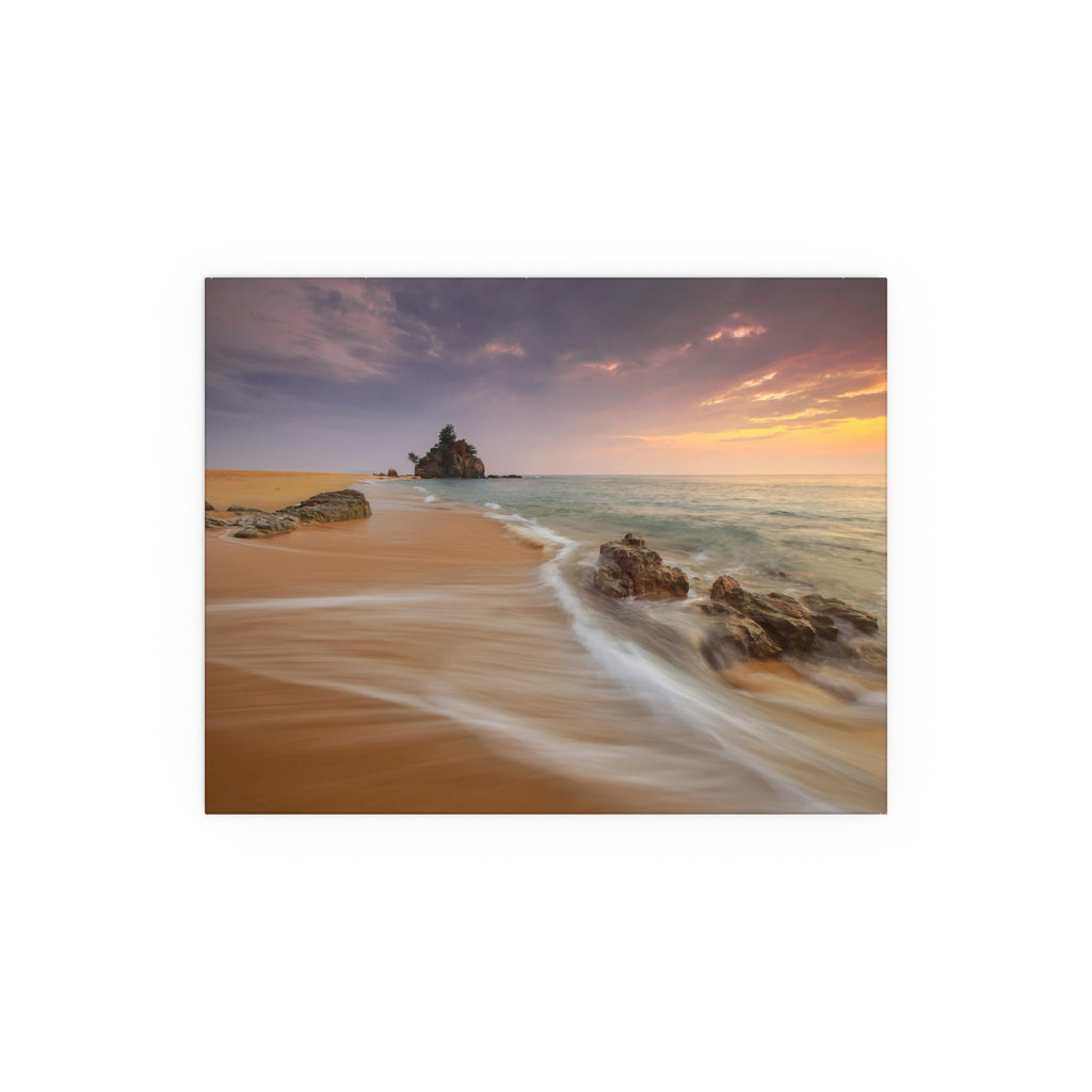 Sunset Beach Landscape Poster | Silk Print