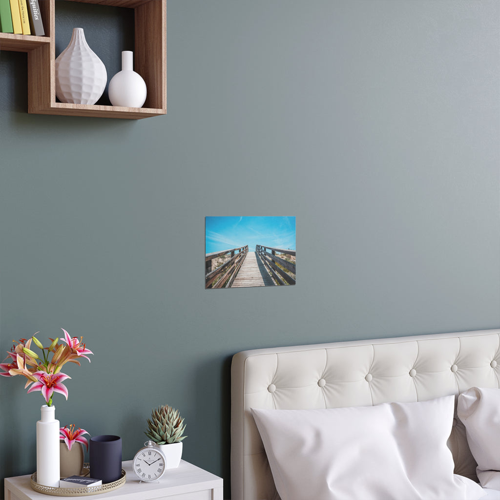 Boardwalk Beach Path Poster | Silk Wall Art