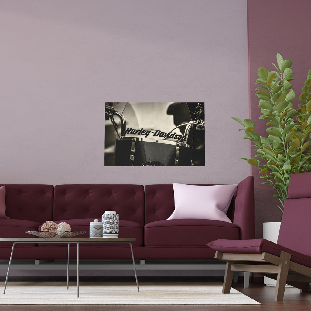 Harley-Davidson Motorcycle Poster | Silk Poster