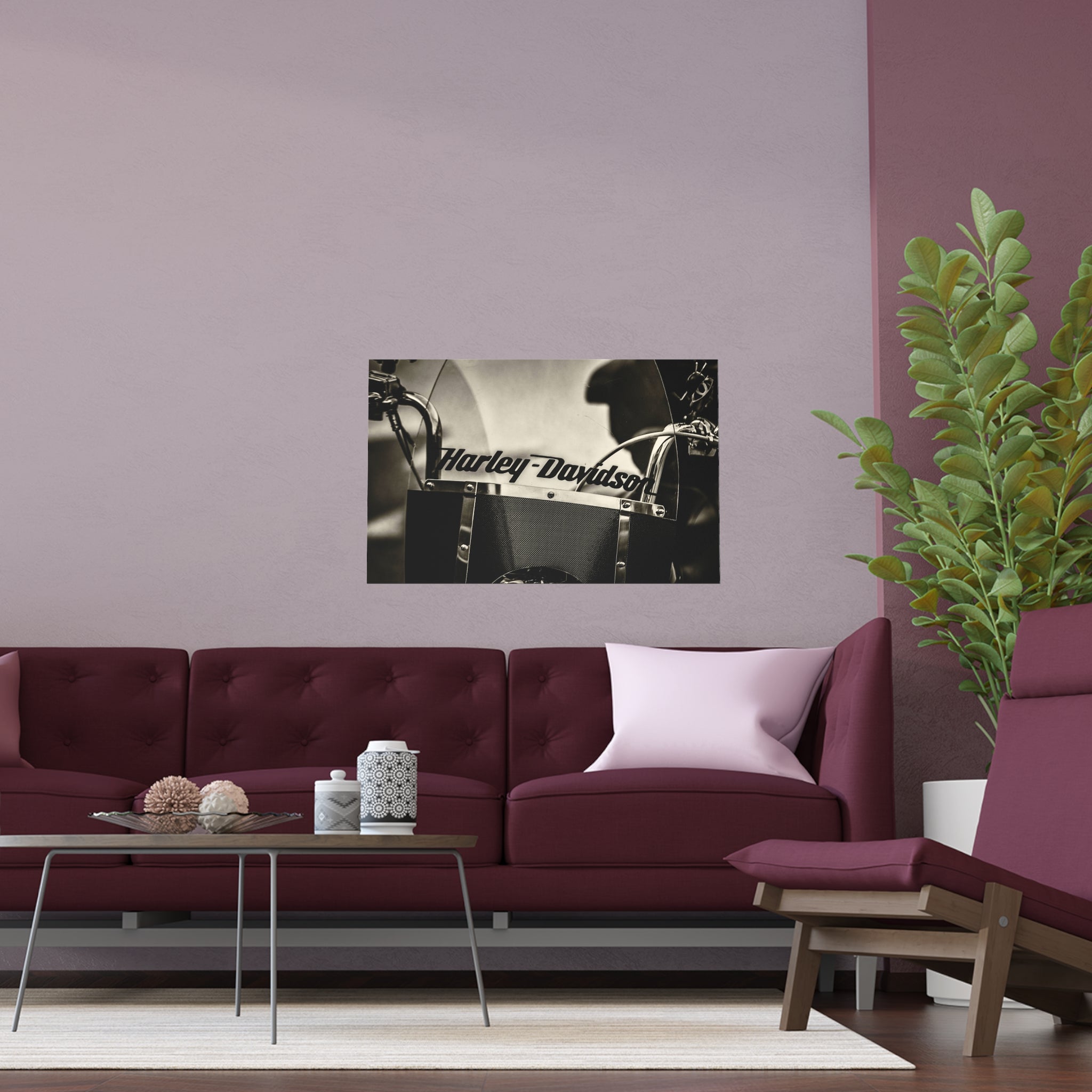 Harley-Davidson Motorcycle Poster | Silk Poster