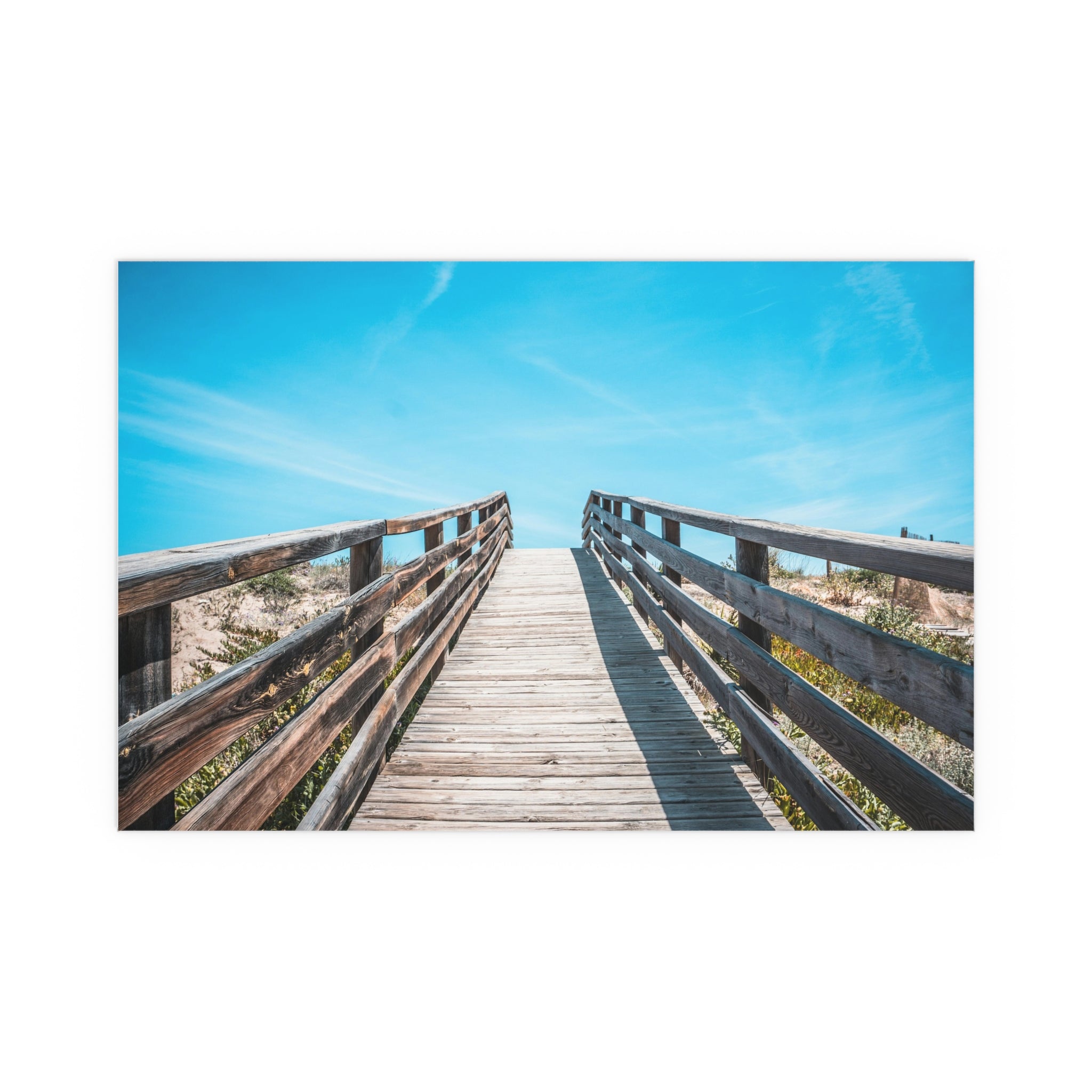 Boardwalk Beach Path Poster | Silk Wall Art